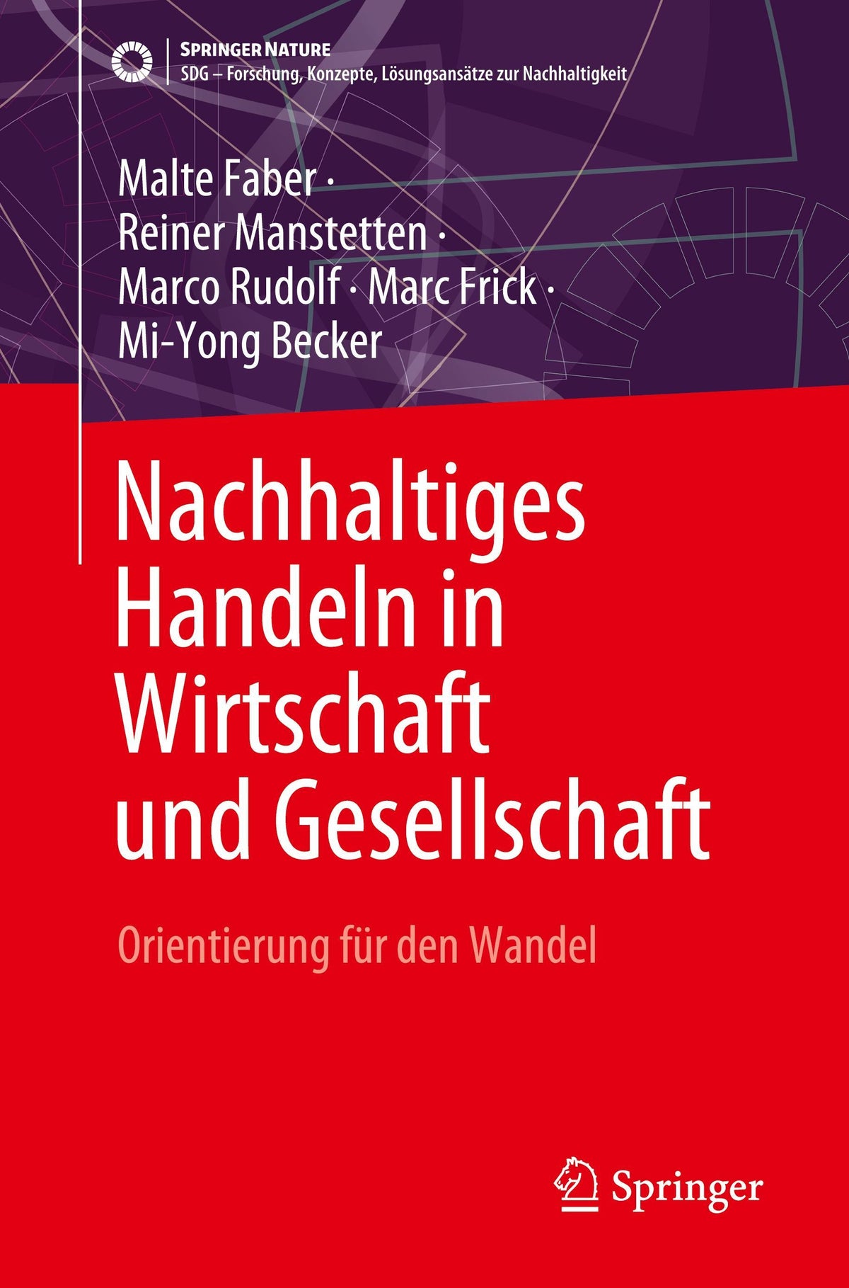 Buchcover: Nachhaltiges Handeln in Wirtschaft und Gesellschaft