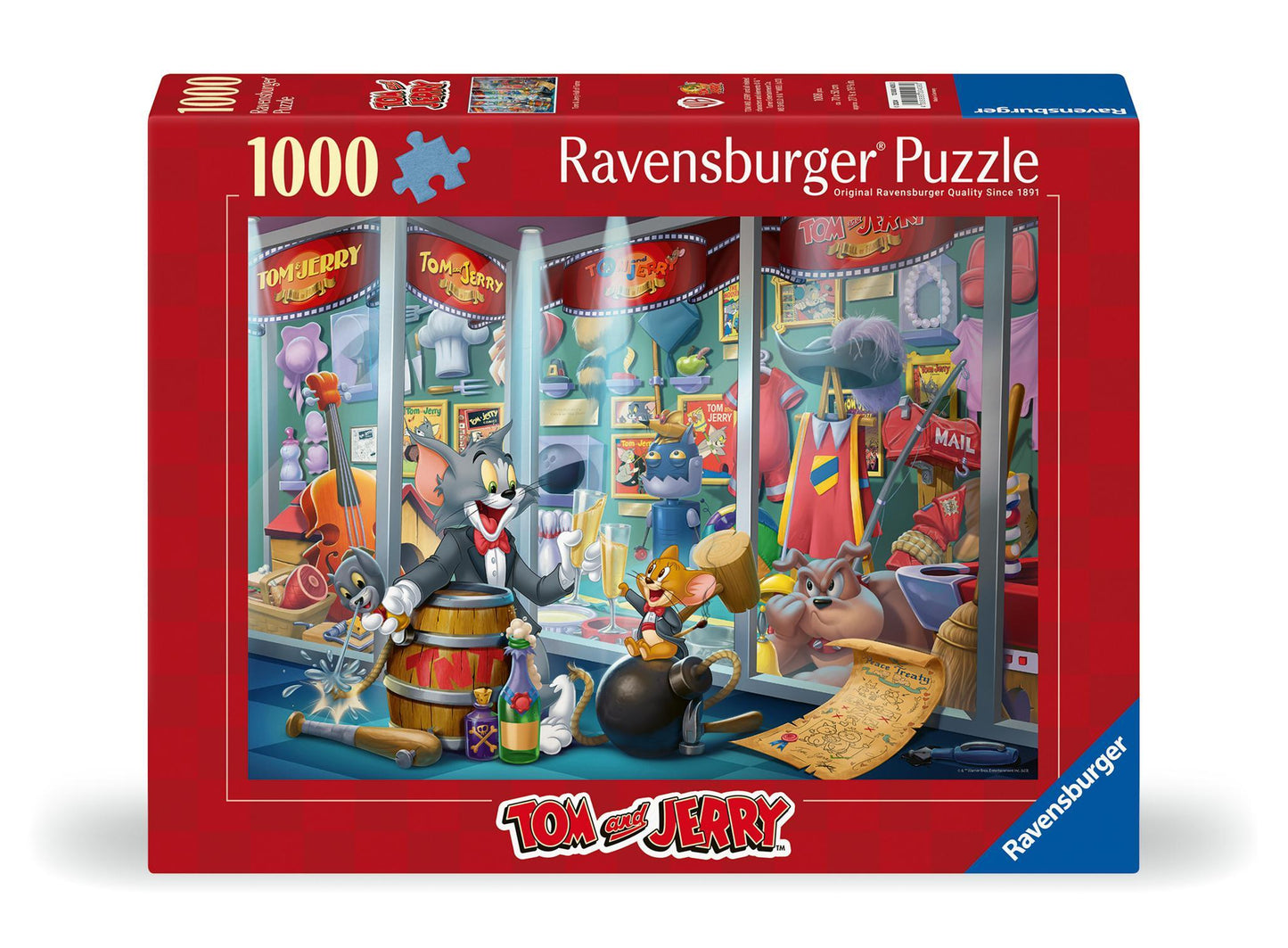 Erwachsenenpuzzle 1000 Teile - Tom & Jerry - Ruhmeshalle von Tom & Jerry