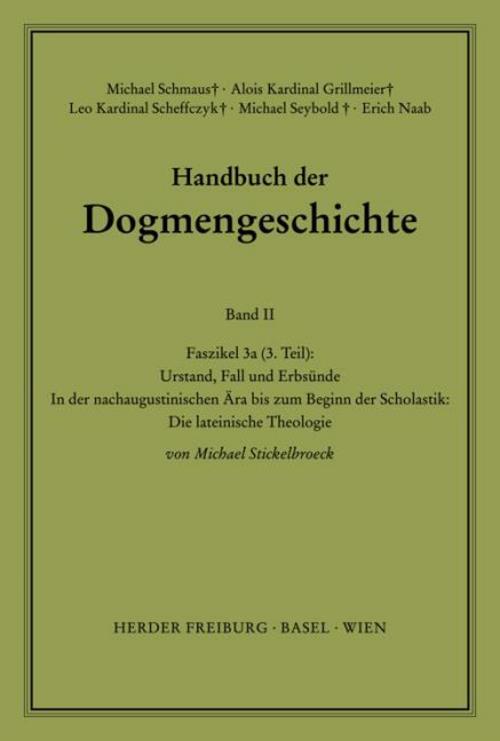 Handbuch der Dogmengeschichte.Faszikel.3a3