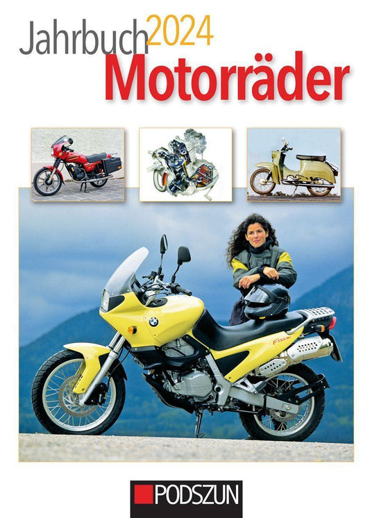 Buchcover: Jahrbuch Motorräder 2024