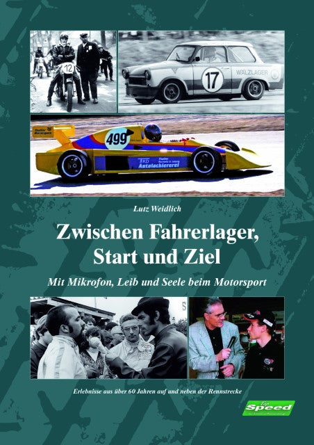 Buchcover: Zwischen Fahrerlager, Start und Ziel