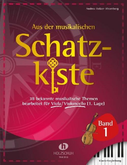 Buchcover: Aus der musikalischen Schatzkiste 1 - Klavierbegleitung zu Viola/Violoncello