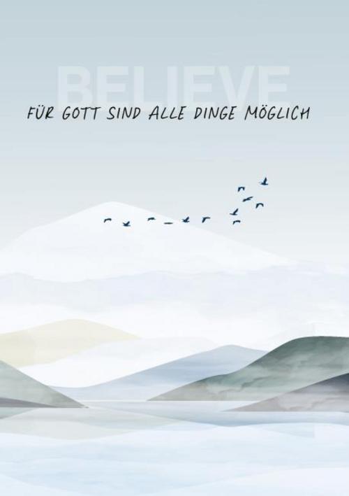 Für Gott sind alle Dinge möglich - Notizbuch