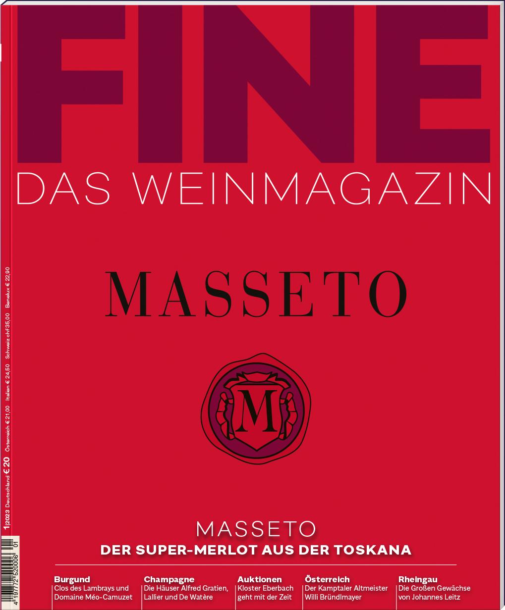 Buchcover: FINE Das Weinmagazin 01/2023