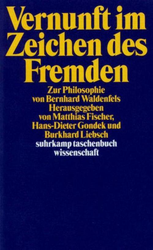 Buchcover: Vernunft im Zeichen des Fremden