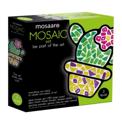 Kreativ-Set Mosaaro Glasmosaik Kaktus  MA2006