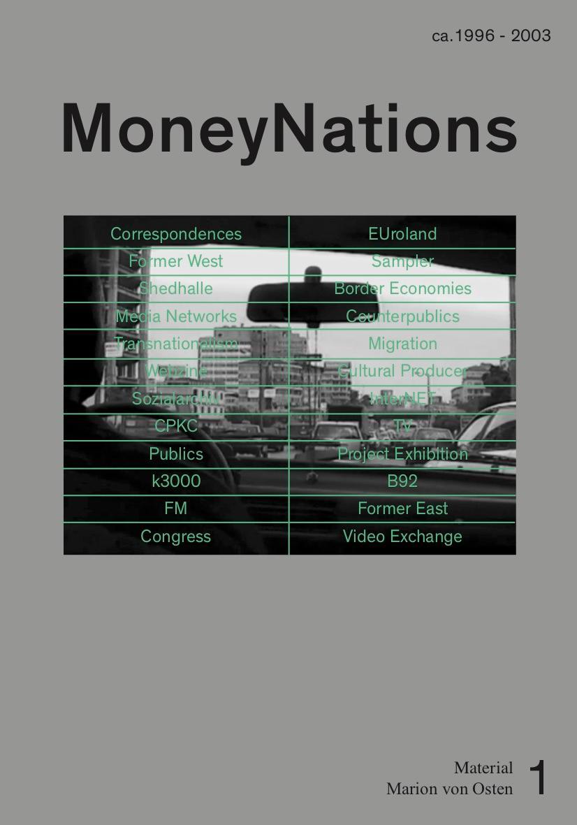 Buchcover: Material Marion von Osten 1: Money Nations