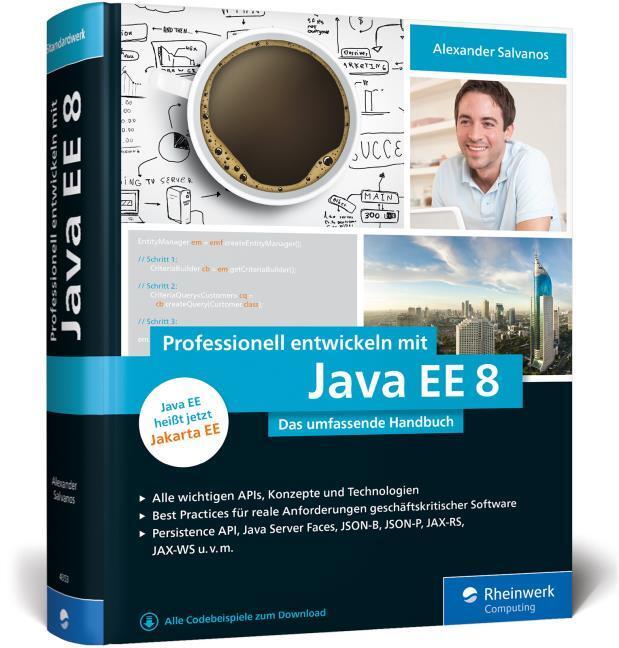 Buchcover: Professionell entwickeln mit Java EE 8