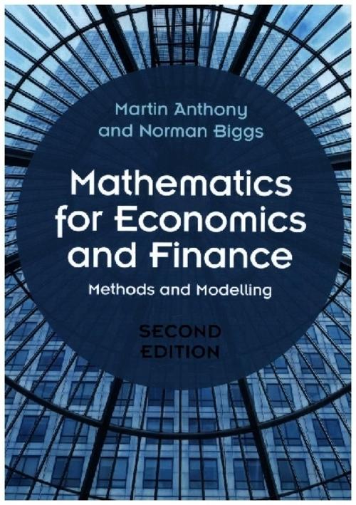 Buchcover: Mathematics for Economics and Finance