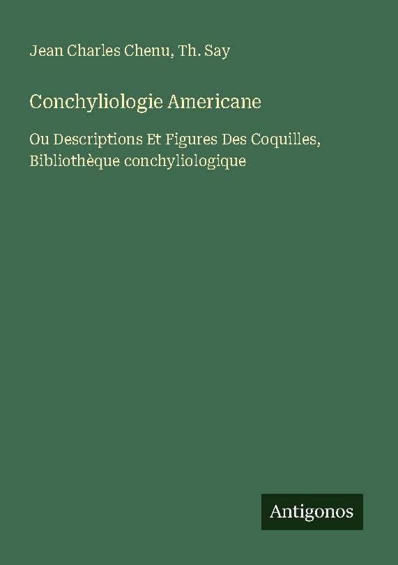 Conchyliologie Americane