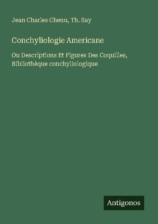 Conchyliologie Americane