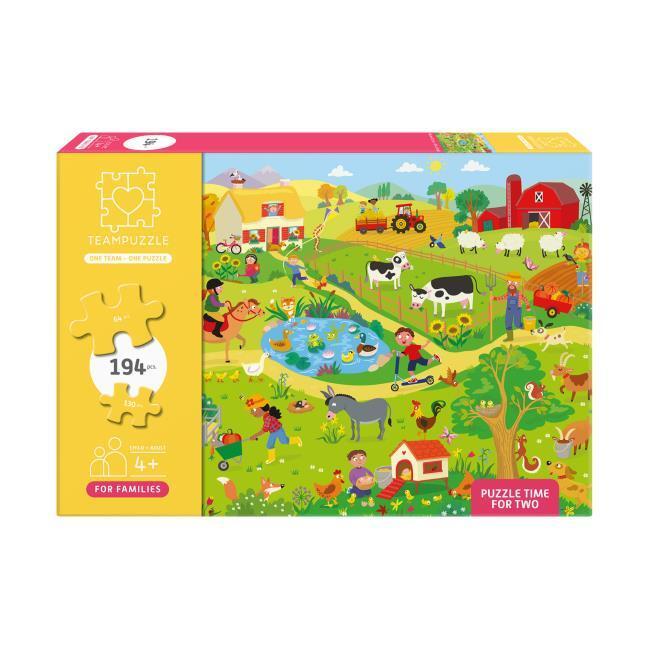 Buchcover: Auf dem Bauernhof - Puzzle Time for Two