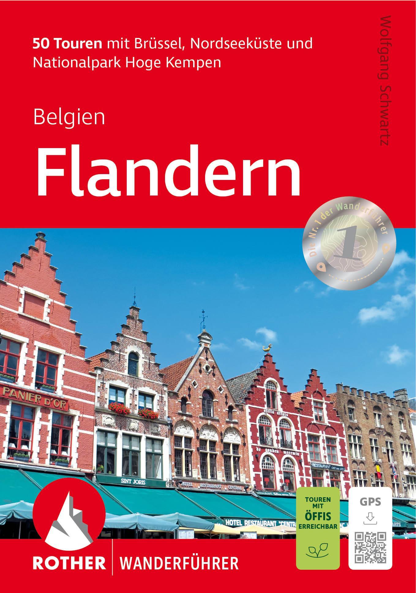 ROTHER Wanderführer Belgien: Flandern
