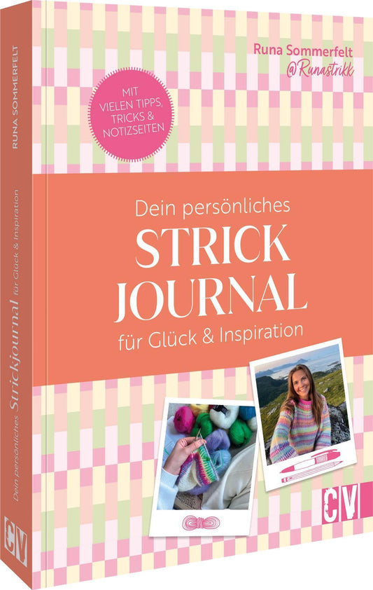 Buchcover: Runastrikk: dein persönliches Strickjournal für Glück & Inspiration