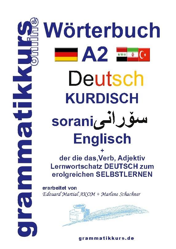 Buchcover: Wörterbuch Deutsch - Kurdisch - Sorani - Englisch A2