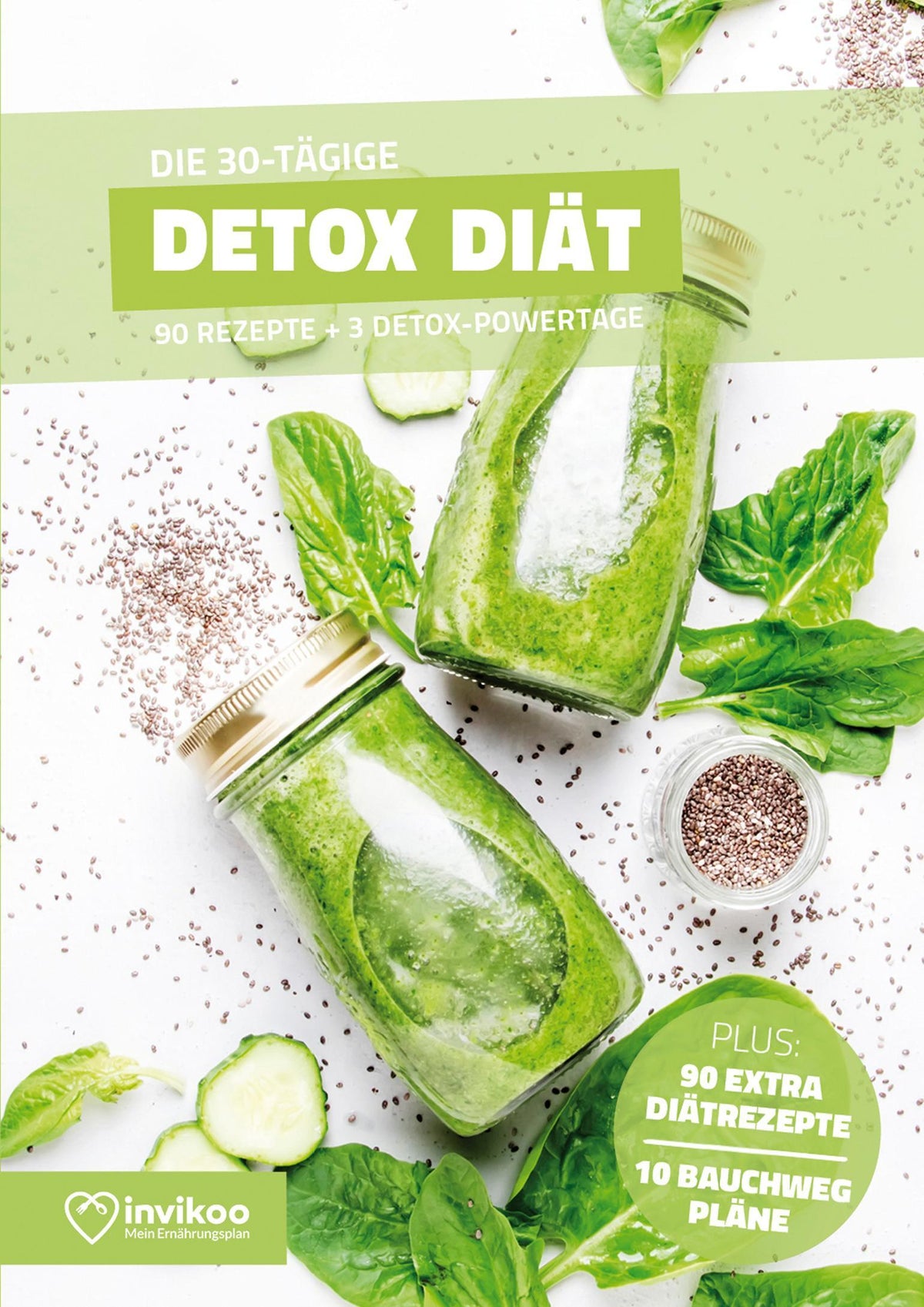 Buchcover: Detox Diätplan - Ernährungsplan zum Abnehmen für 30 Tage