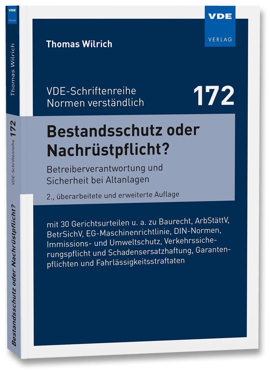 Buchcover: Bestandsschutz oder Nachrüstpflicht?