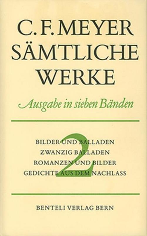 Bilder und Balladen, Zwanzig Balladen, Romanzen und Bilder, Gedichte aus dem Nachlass