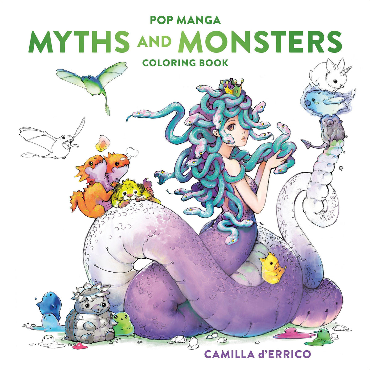 Buchcover: Pop Manga Myths and Monsters Coloring Book