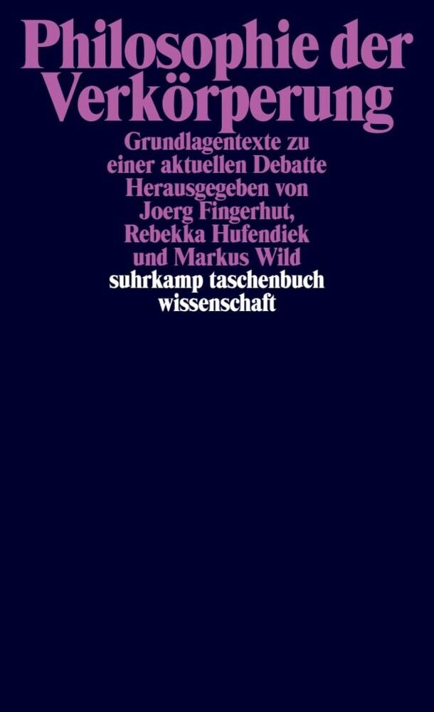 Buchcover: Philosophie der Verkörperung