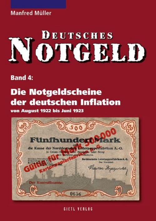 Buchcover: Die Notgeldscheine der deutschen Inflation