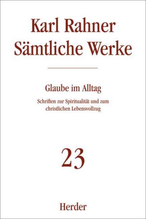 Karl Rahner Sämtliche Werke