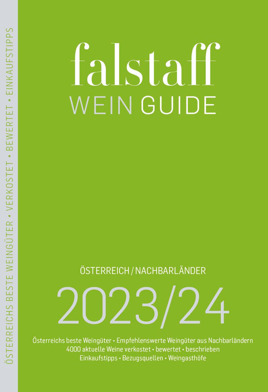 Buchcover: Falstaff Weinguide 2023/24