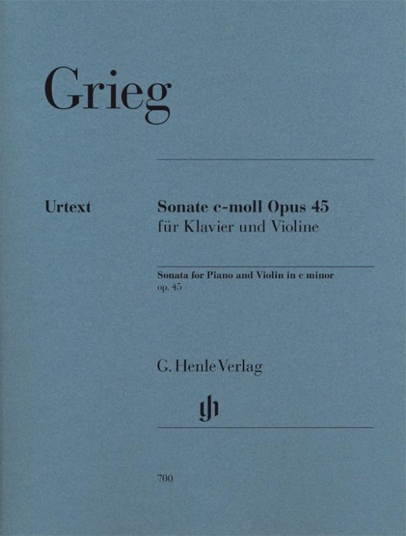 Grieg, Edvard - Sonate pour violon en ut mineur op. 45
