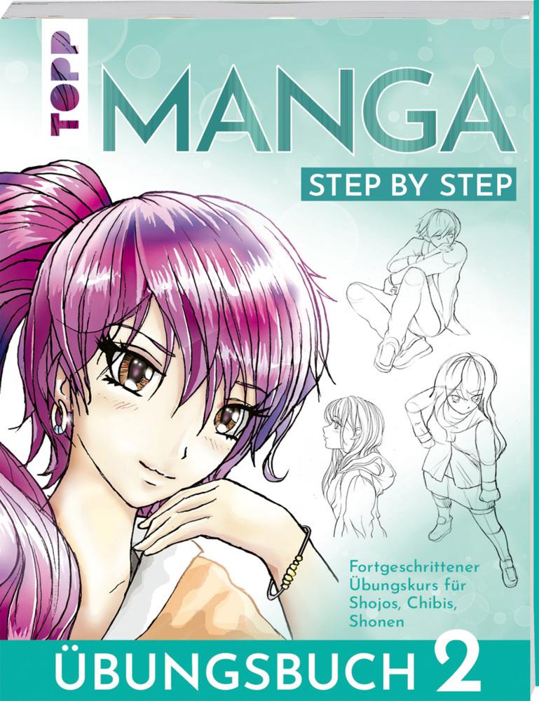 Buchcover: Manga Step by Step Übungsbuch 2