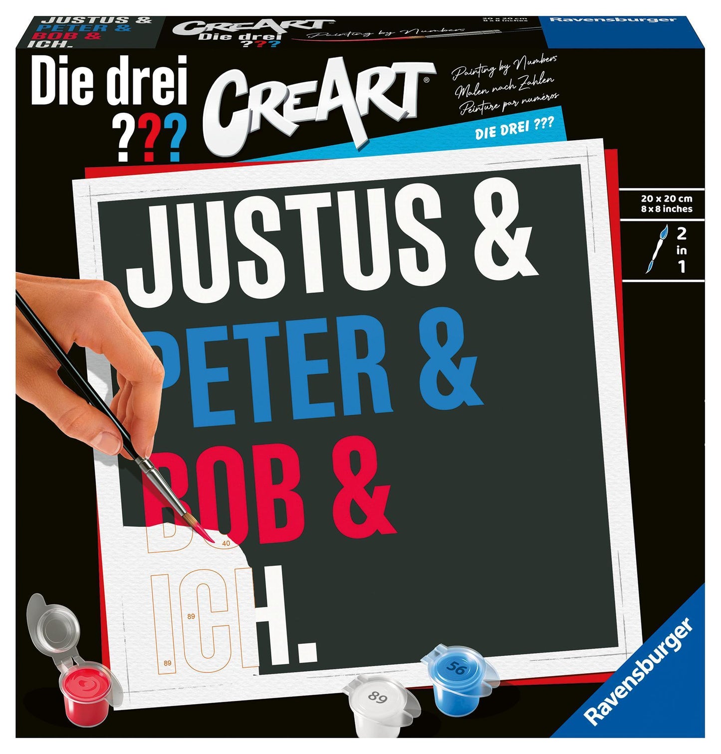 Malen nach Zahlen CreArt - Die Drei ???