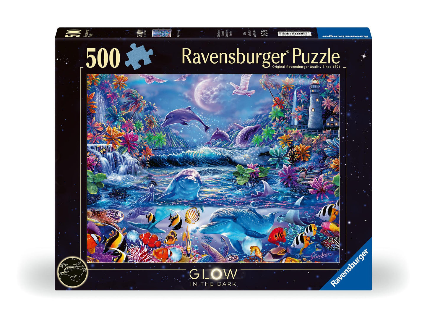 Erwachsenenpuzzle 500 Teile - Im Zauber des Mondlichts