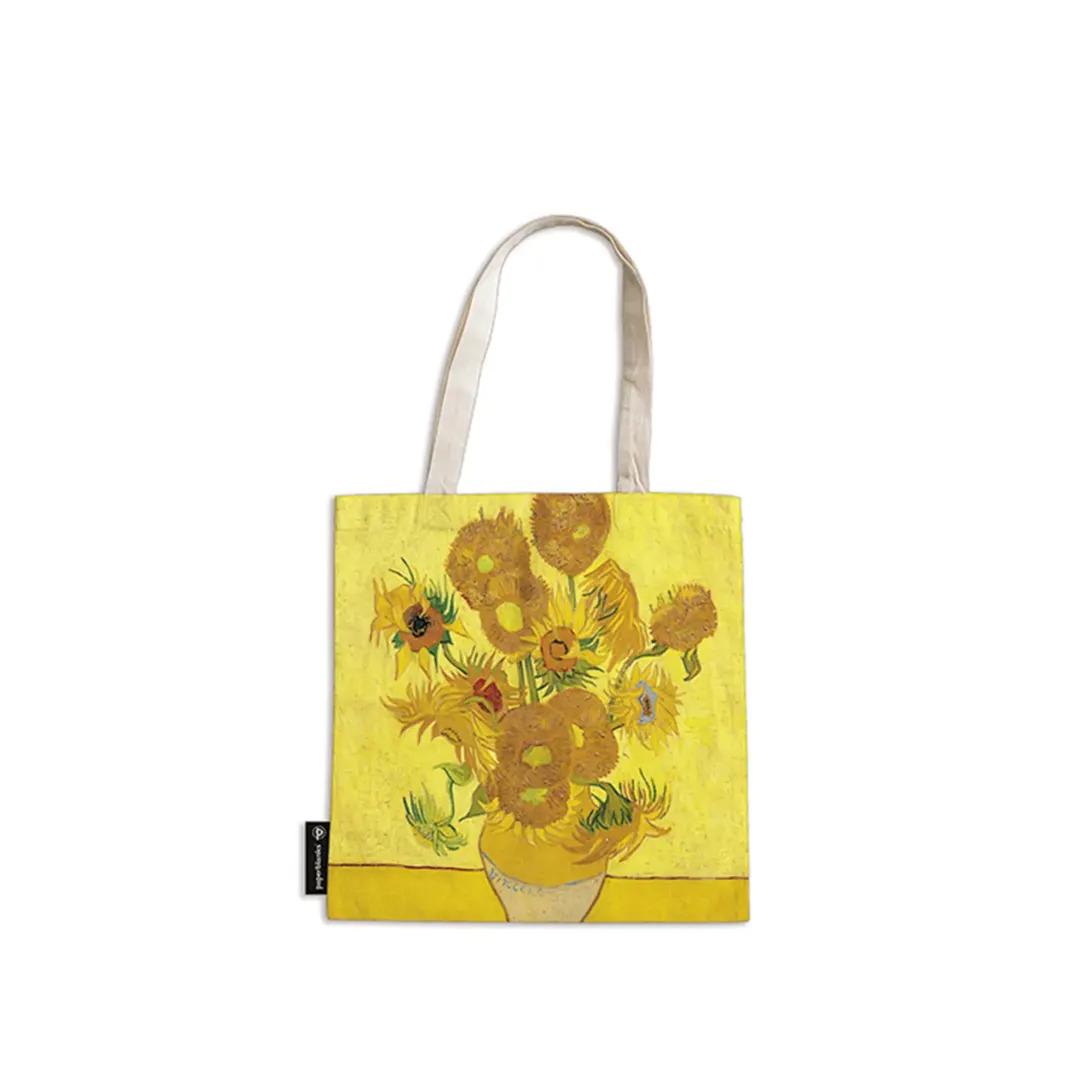 Van Gogh, Sunflowers Canvas Bag, the Van Gogh Museum Collection by Paperblanks (Embellished Manuscripts Collection)