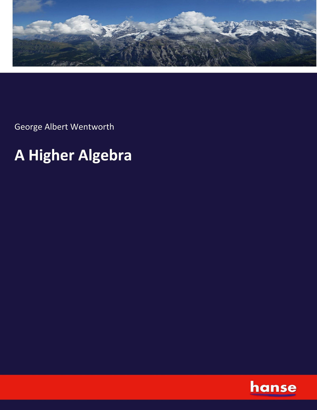 Buchcover: A Higher Algebra