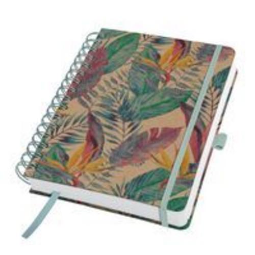 Spiral-Notizbuch Jolie A5 dotted Pure Paradise Blue blau, pink, gelb, grün