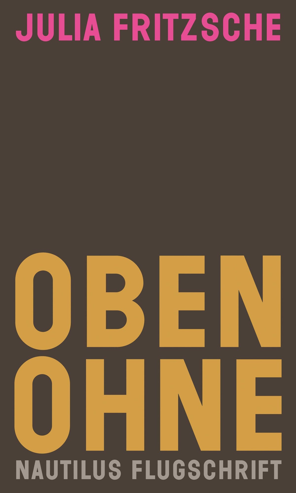 Buchcover: Oben ohne