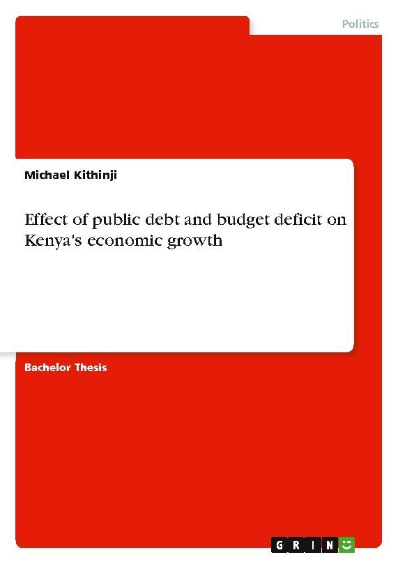 Effect of public debt and budget deficit on Kenya's economic growth