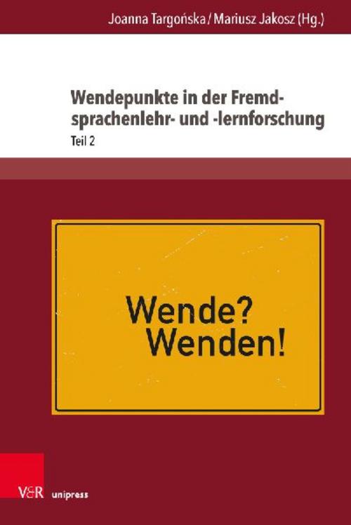 Buchcover: Wendepunkte in der Fremdsprachenlehr- und -lernforschung