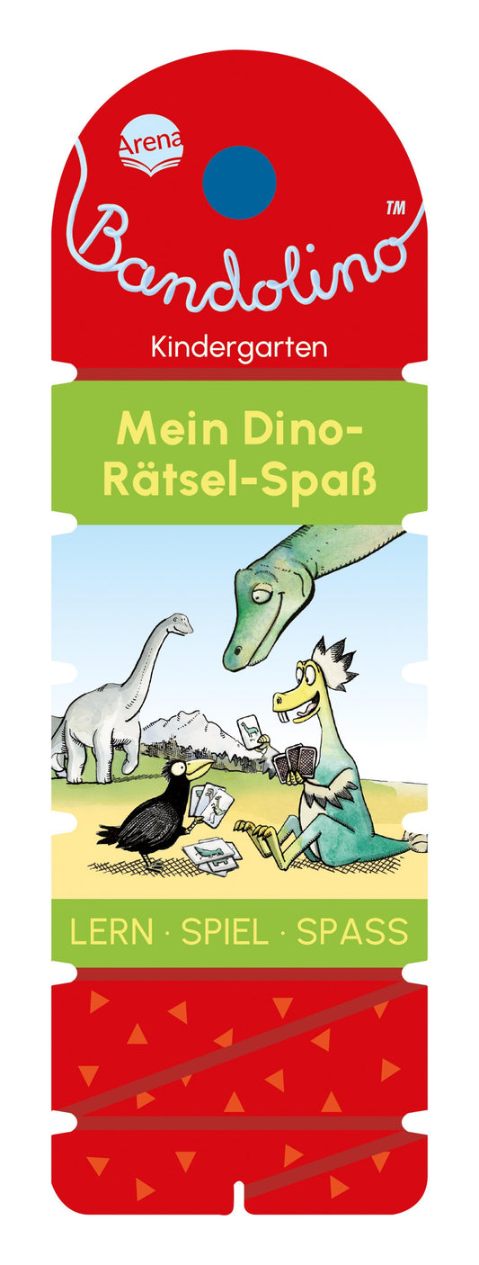 Bandolino. Mein Dino-Rätsel-Spaß: Lernspiel mit Lösungskontrolle für Kinder ab 4 Jahren