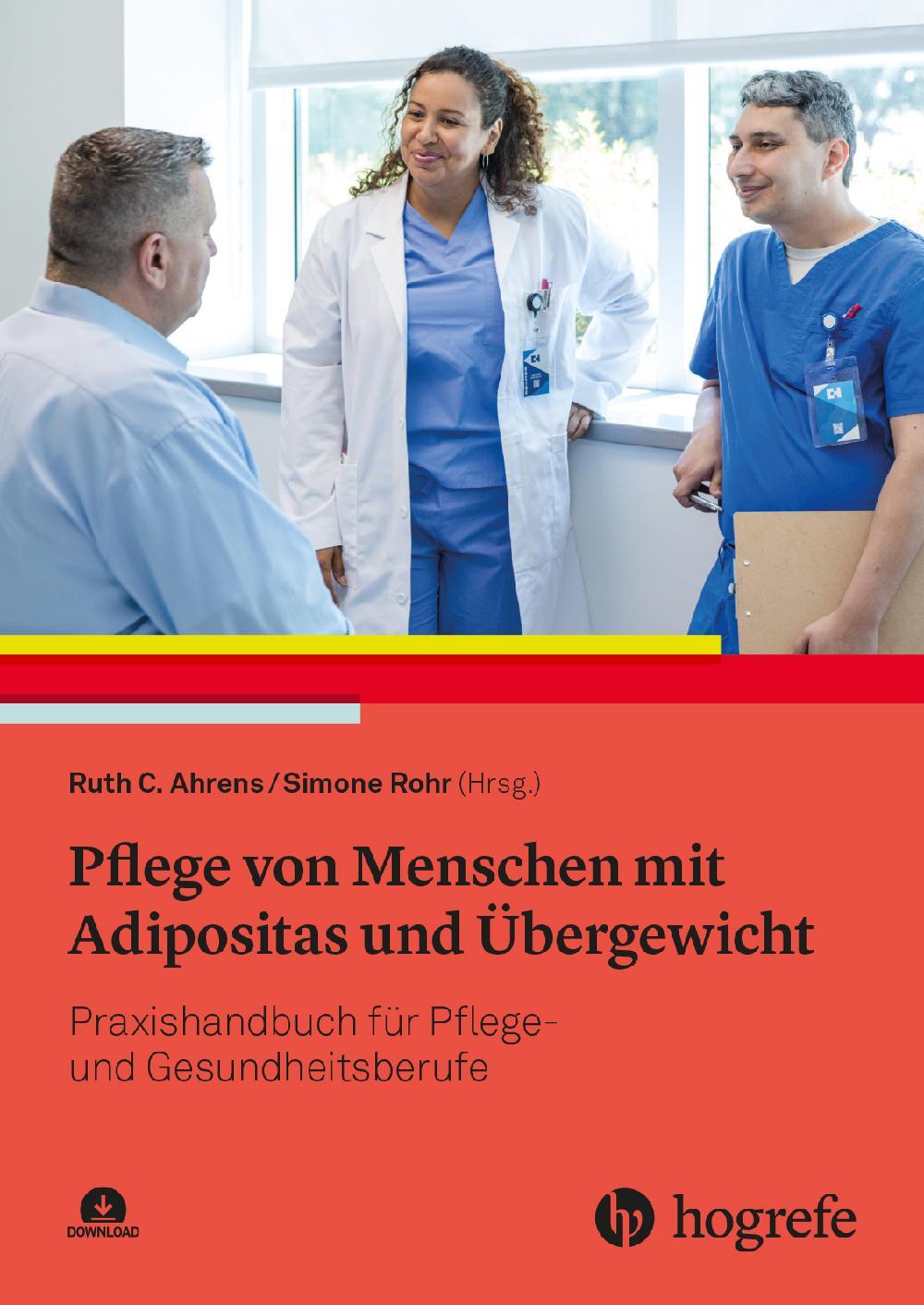 Buchcover: Pflege von Menschen mit Adipositas und Übergewicht