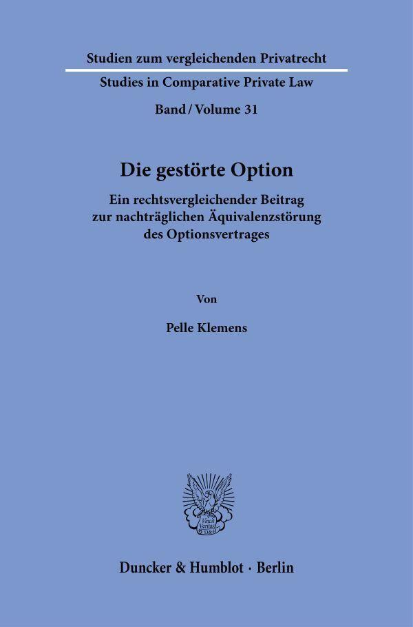 Die gestörte Option