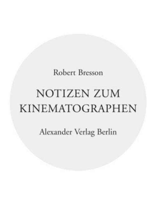 Notizen zum Kinematographen