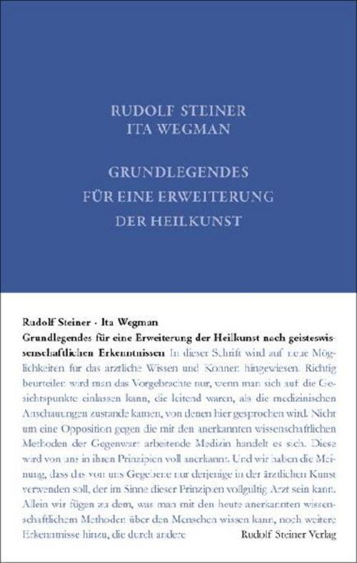Buchcover: Grundlegendes für eine Erweiterung der Heilkunst nach geisteswissenschaftlichen Erkenntnissen