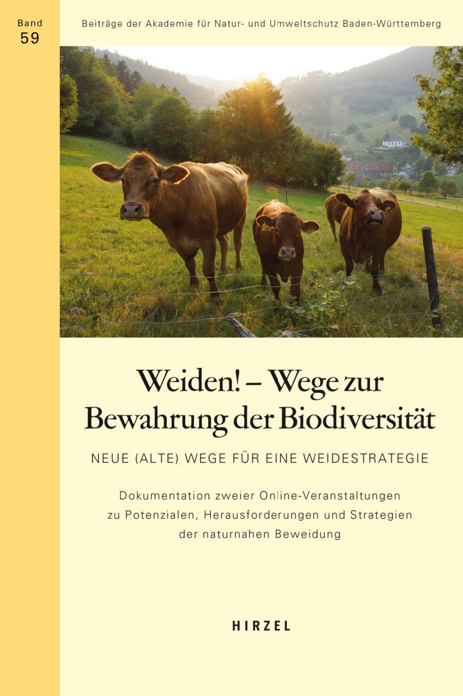 Buchcover: Weiden! - Wege zur Bewahrung der Biodiversität