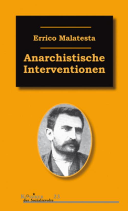 Buchcover: Anarchistische Interventionen