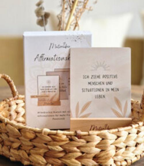 Mutzauber Affirmationskarten-Set 'Freude & Positivität'