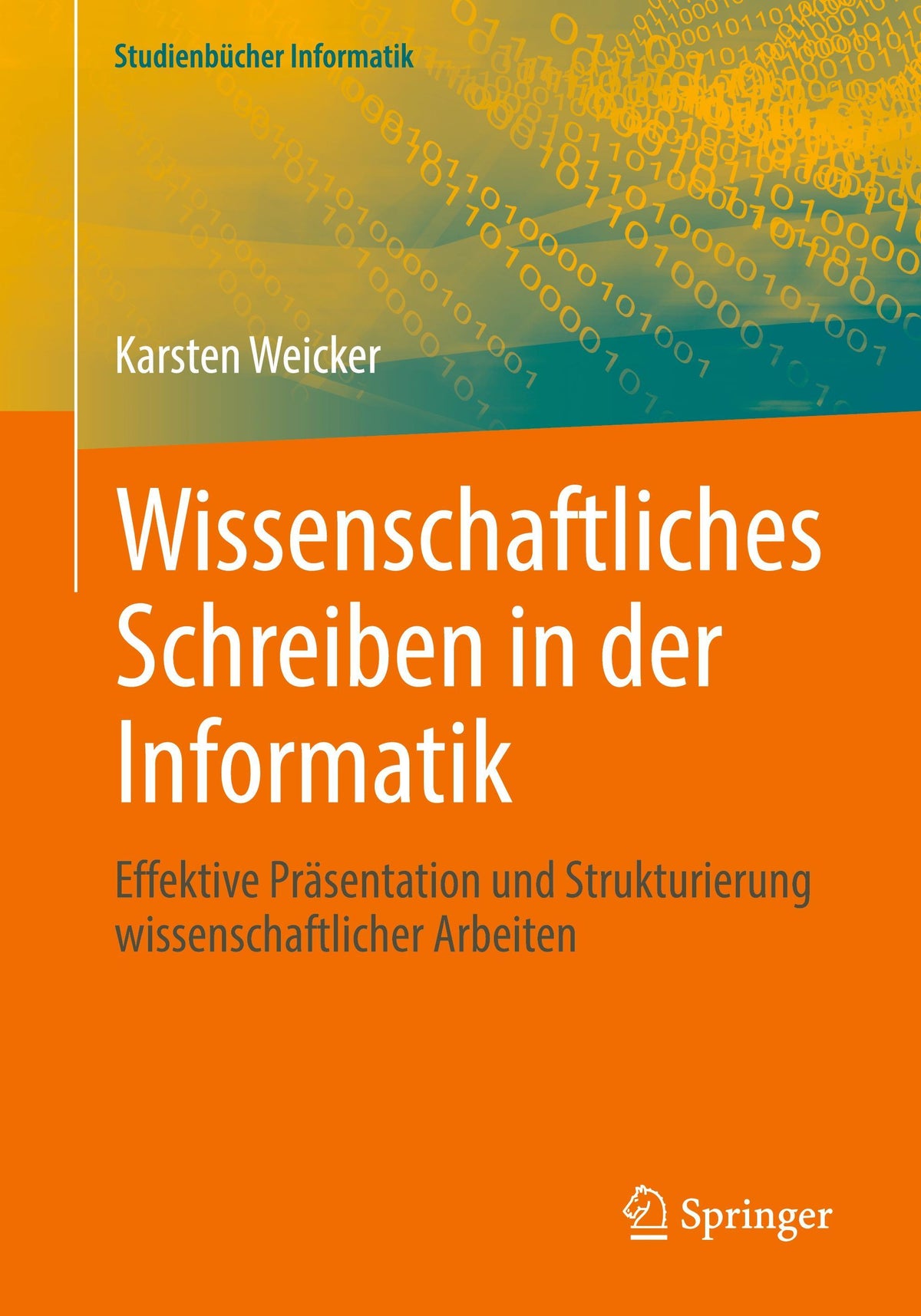 Buchcover: Wissenschaftliches Schreiben in der Informatik