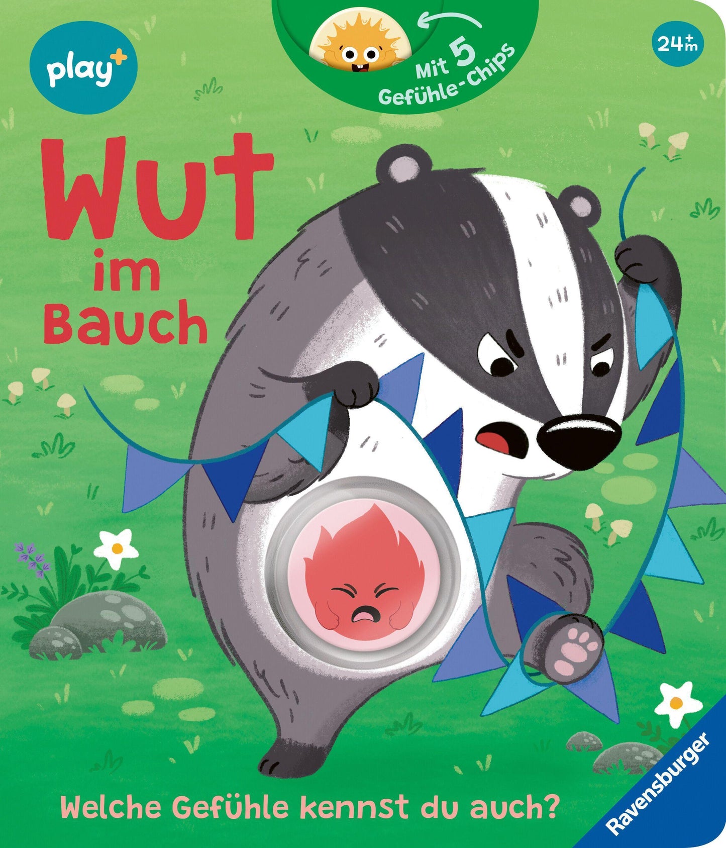 Höck, Maria/Play+ Mein lustiges Spielbuch Wut im Bauch - ab 2 Jahre