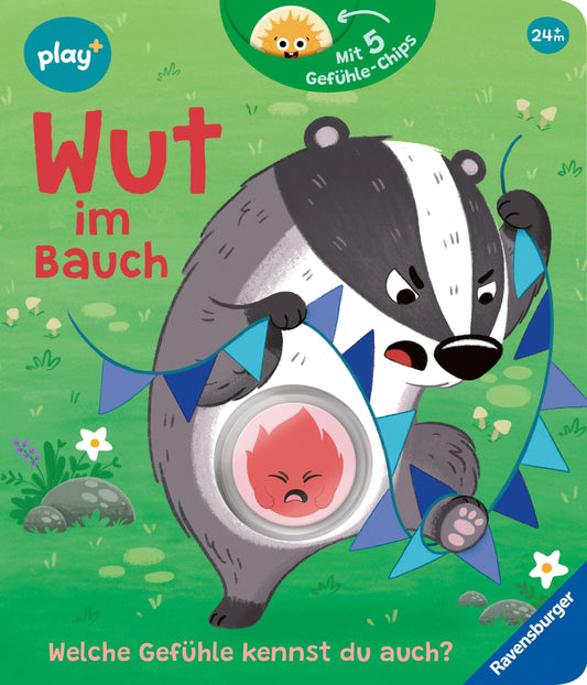 Höck, Maria/Play+ Mein lustiges Spielbuch Wut im Bauch - ab 2 Jahre