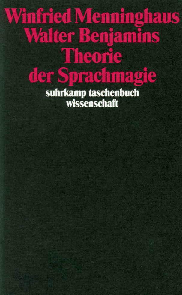Buchcover: Walter Benjamins Theorie der Sprachmagie