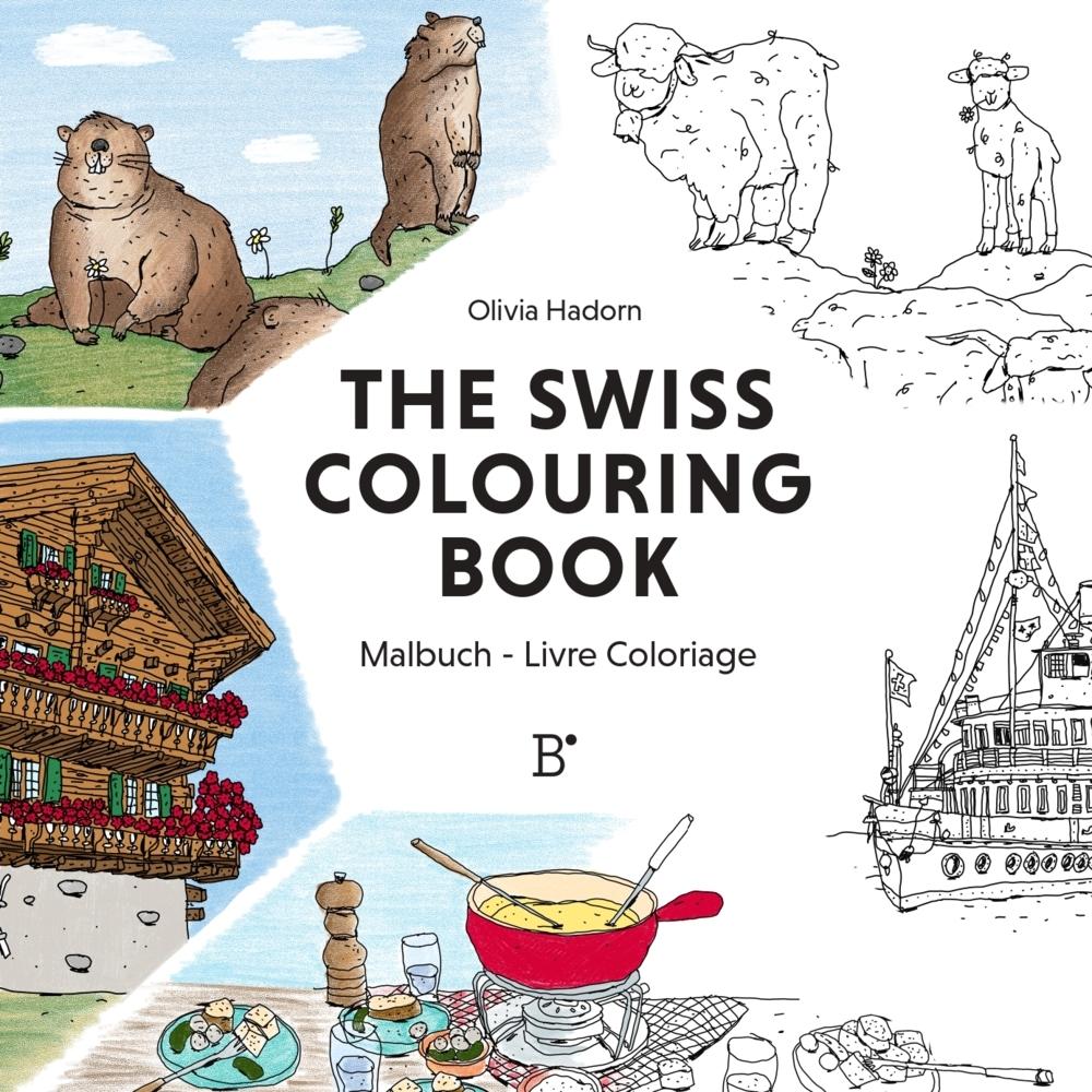 Buchcover: The Swiss Colouring Book